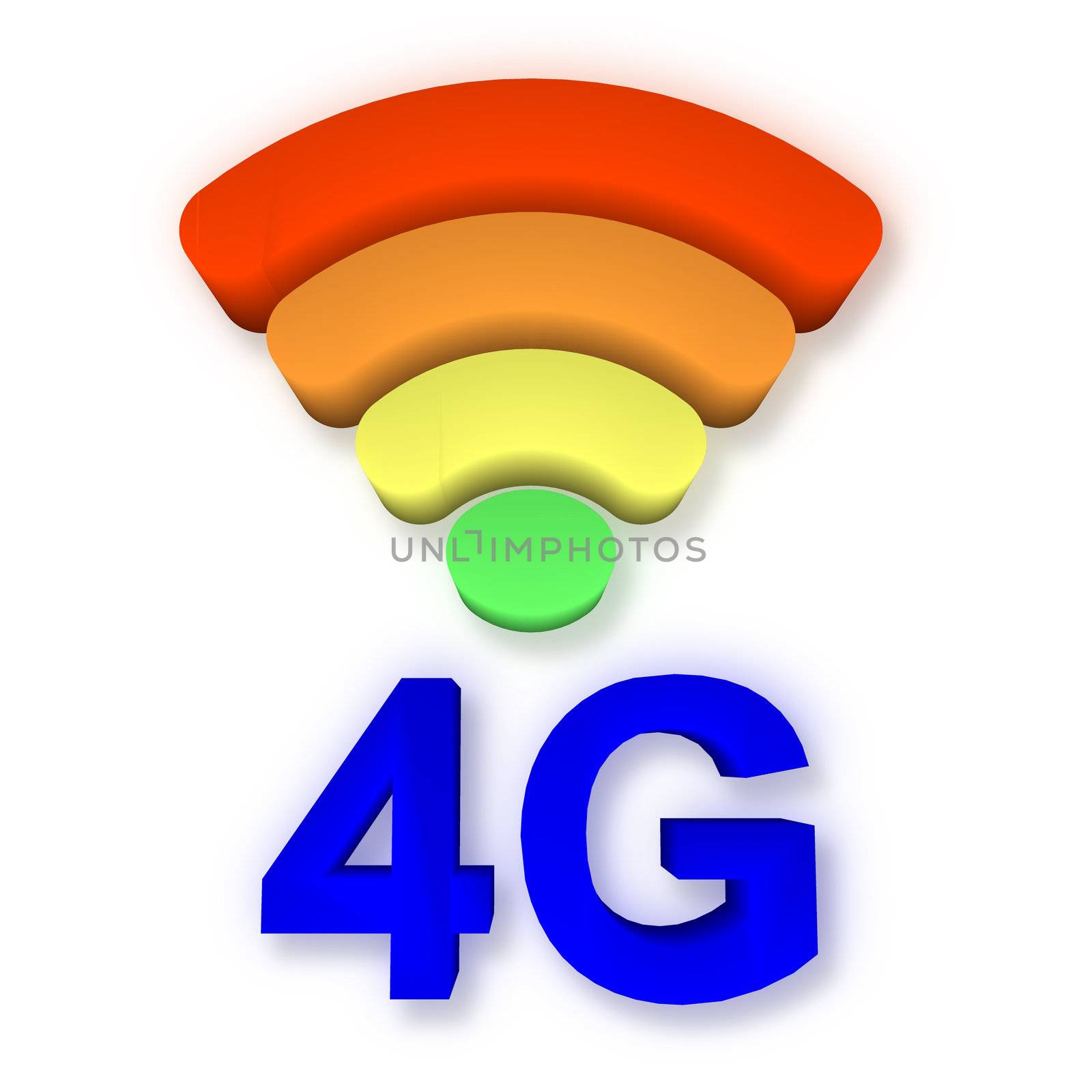 4G and signal symbol by geargodz