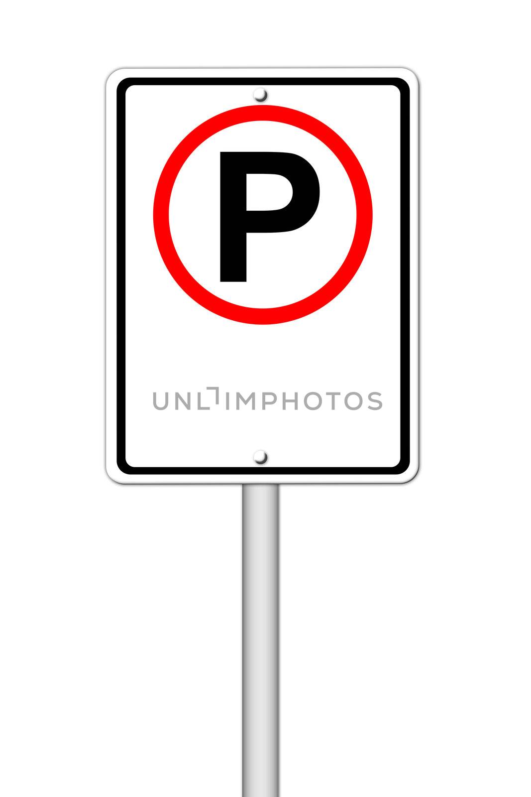 parking sign blank for text by geargodz