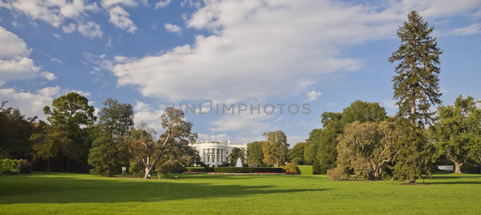 The White House in Washington D.C., the South Gate
