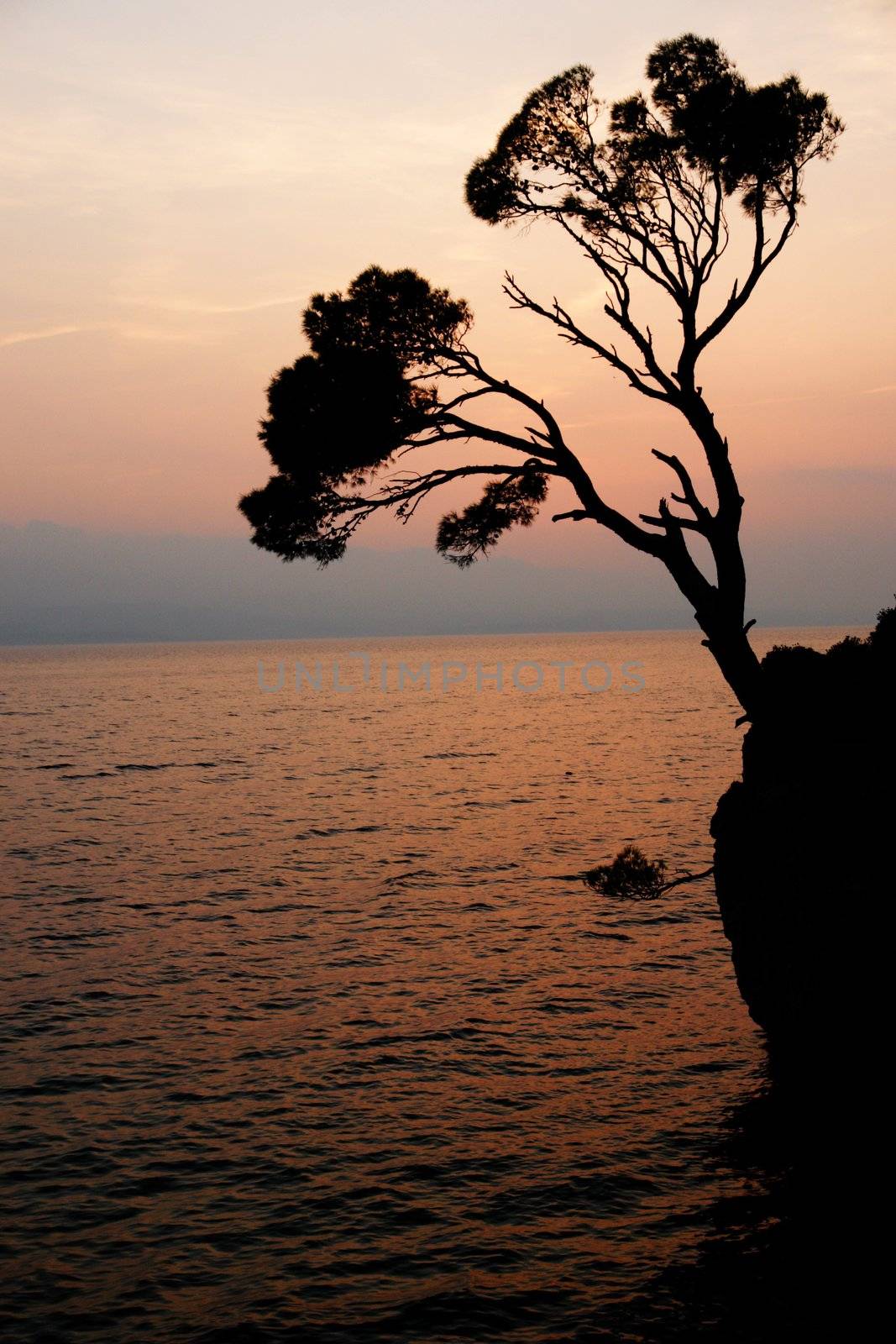 Adriatic coastline at Brela Croatia (most beautiful beach of Europe at 2004 (by Forbes))