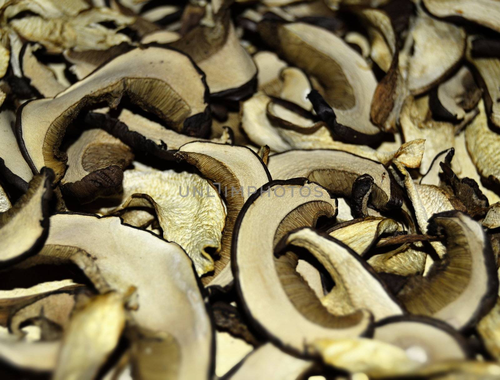 dried sliced mushrooms by Ahojdoma