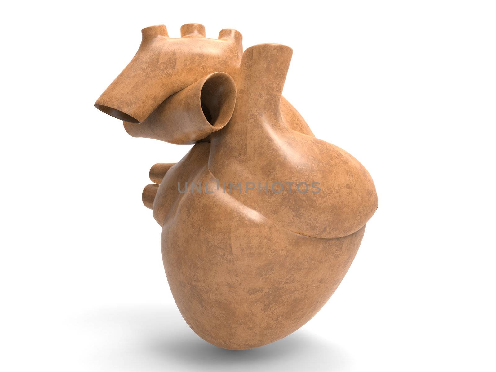 Model of artificial human heart