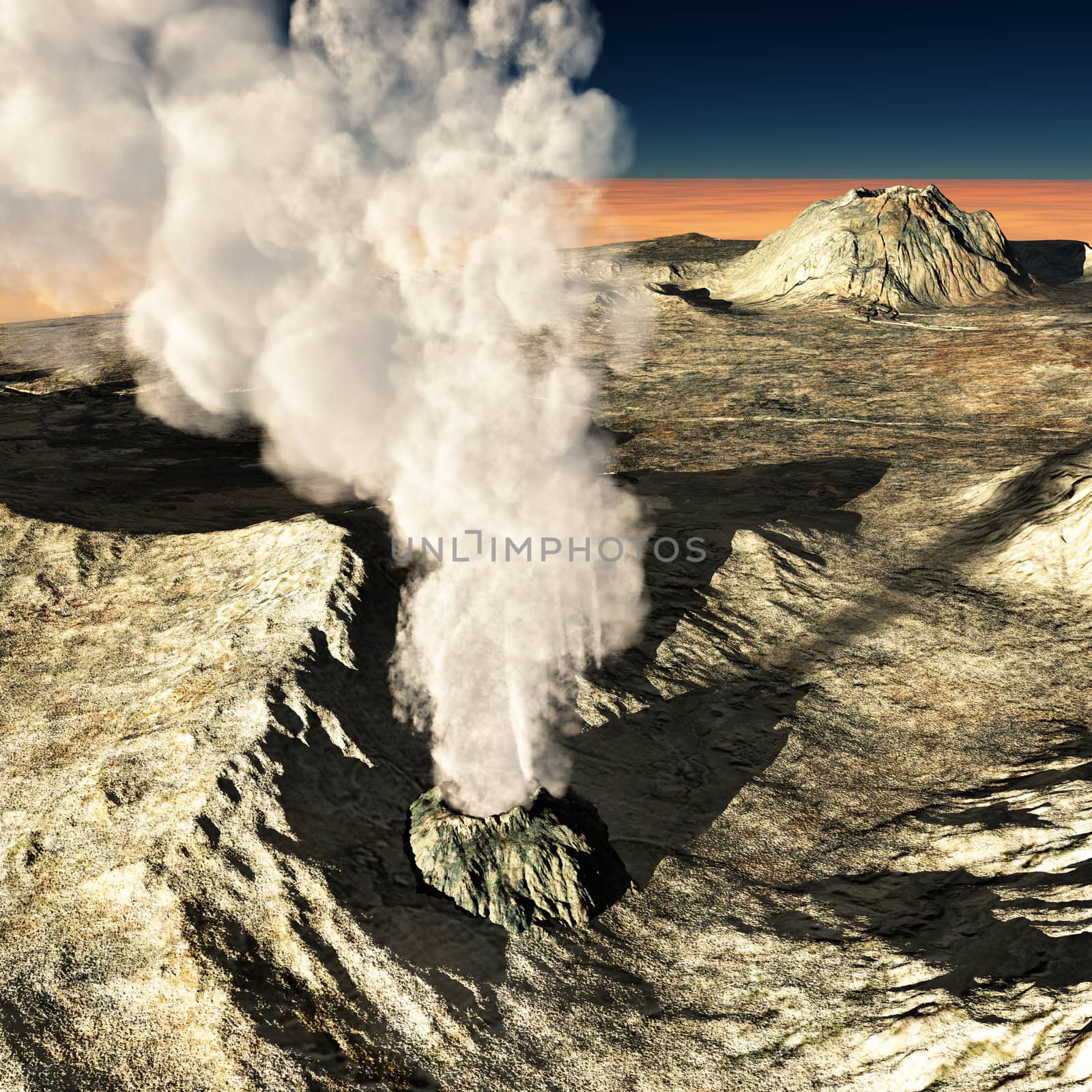 Volcanic eruption by andromeda13