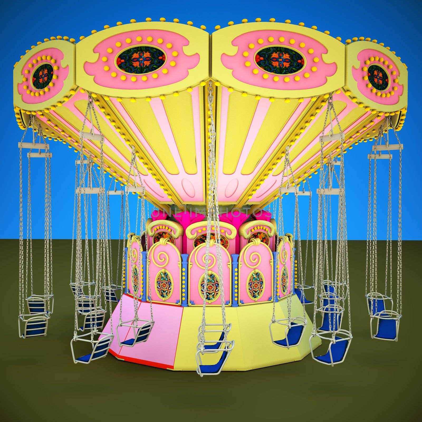 Fairground Carousel by andromeda13