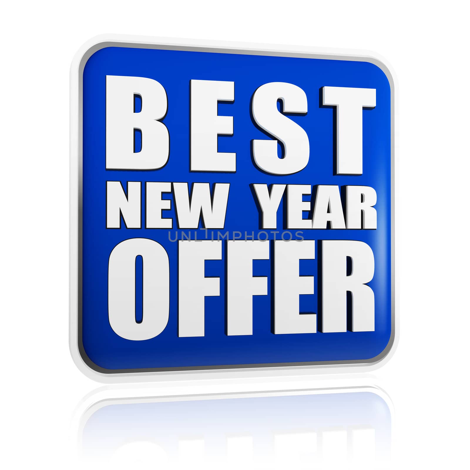 best New Year offer blue banner by marinini