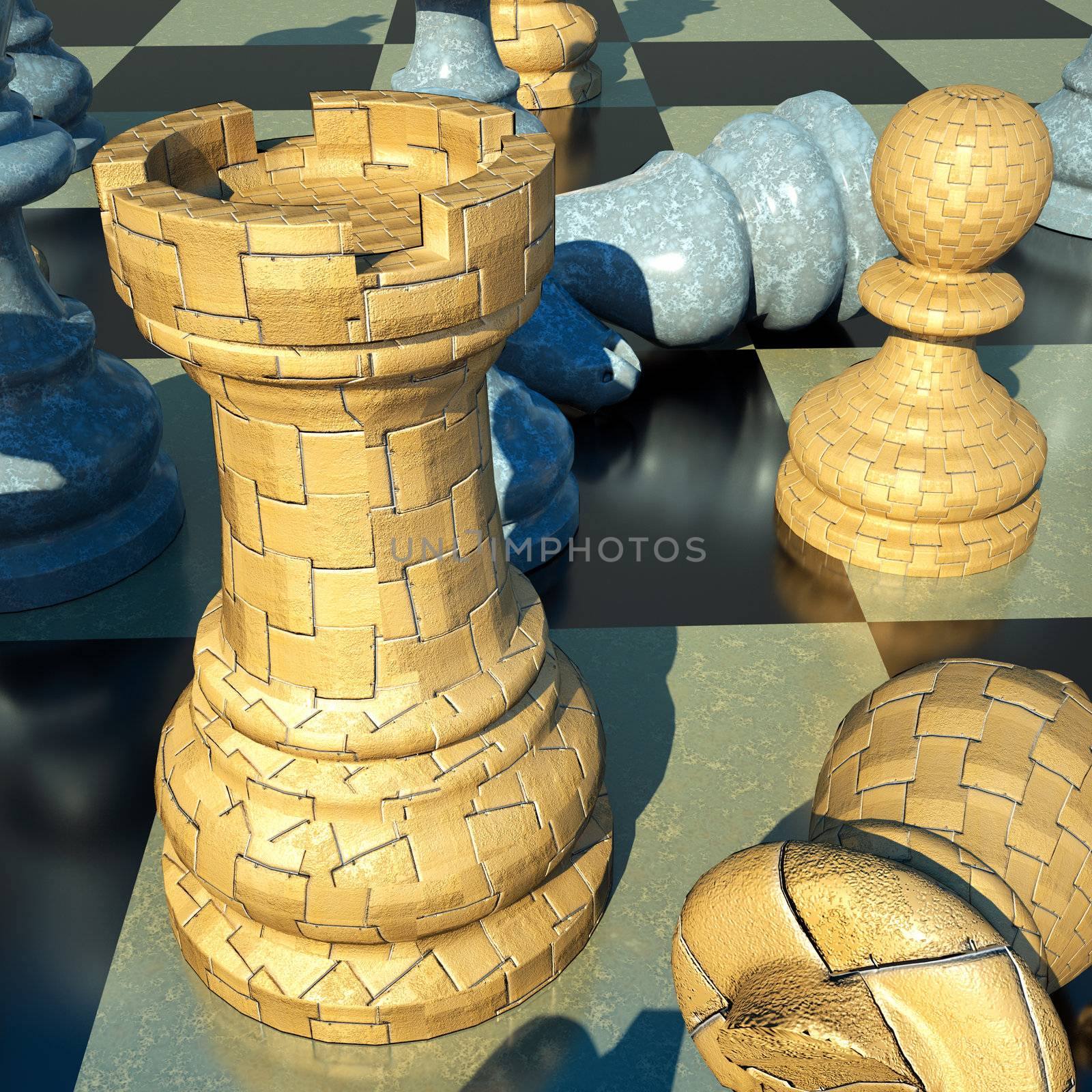 Chess battle by andromeda13