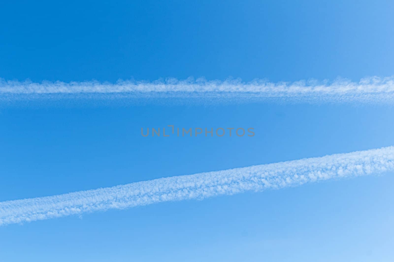 summer blue sky with many white clouds.