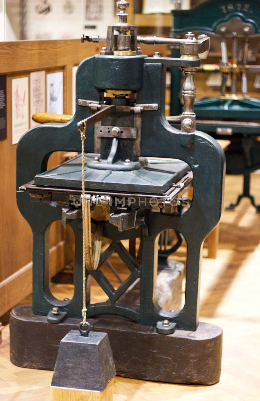 Old offset printing machine by Kristina_Usoltseva