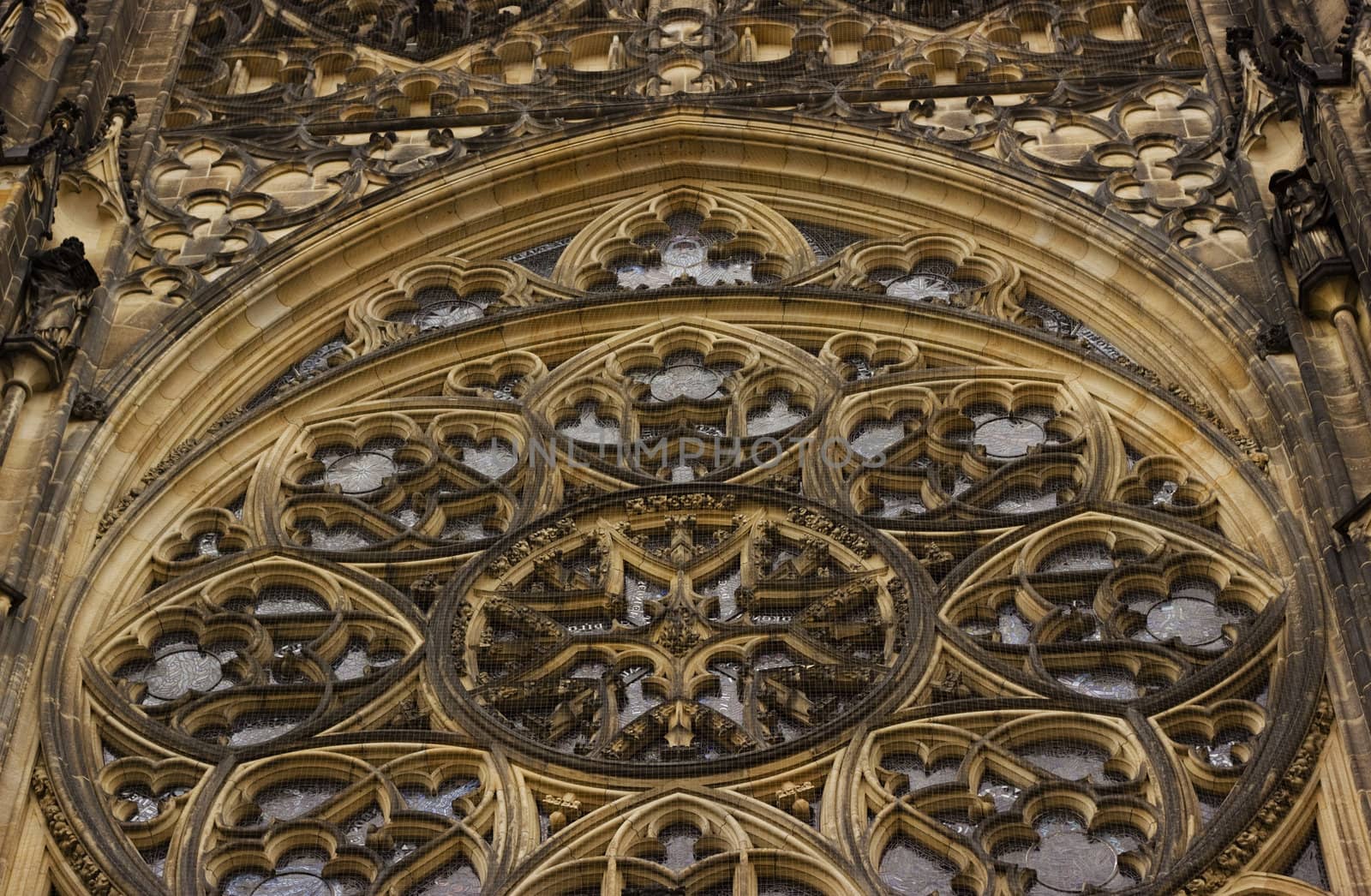 Exterior of Saint Vitus's Cathedral in Prague by Kristina_Usoltseva