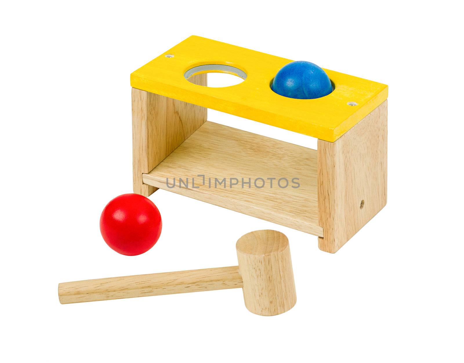 Wooden drums toy for kid to practice there hands 