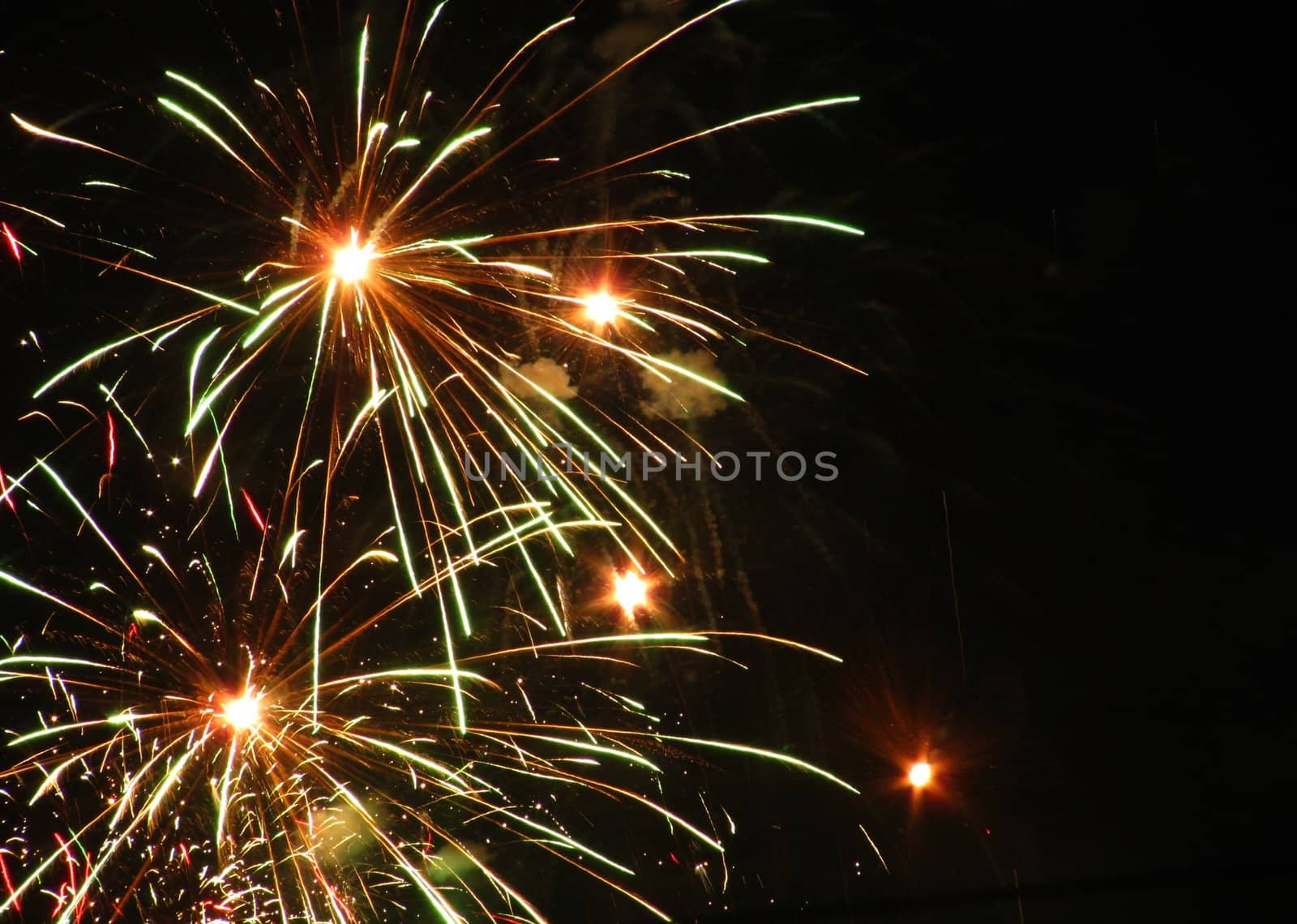 image of firework as background 