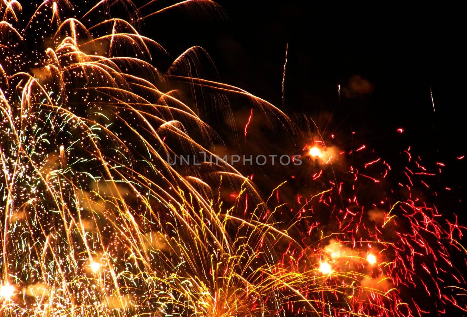 image of firework as background 