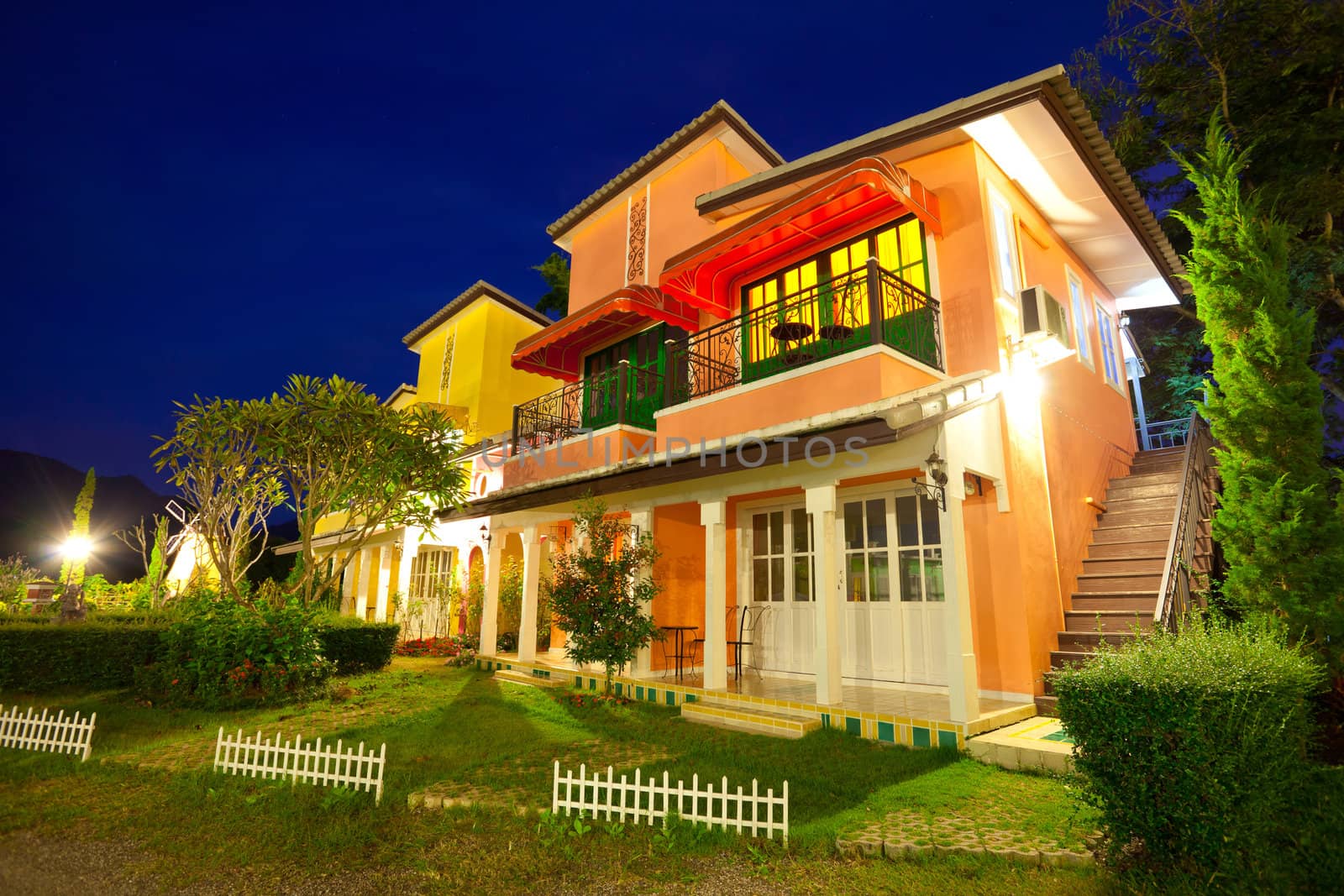 Italy house style of resort in Pai Maehongson ,Thailand