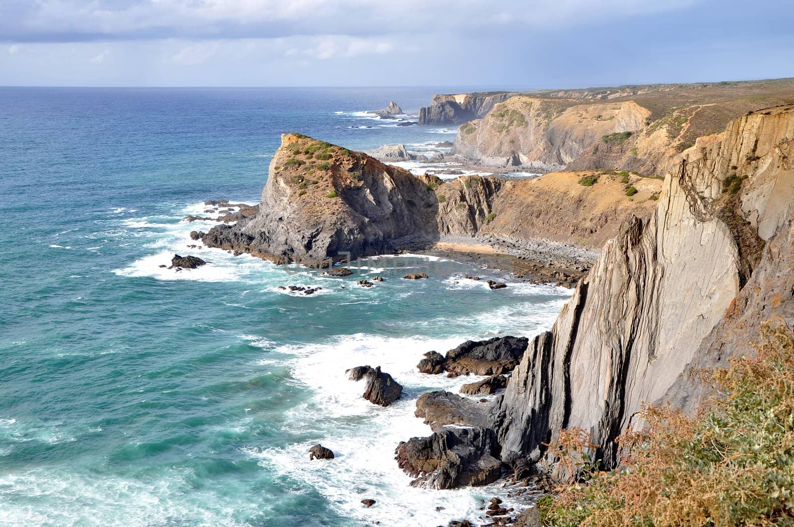 Rocky coast of Portugal by anderm