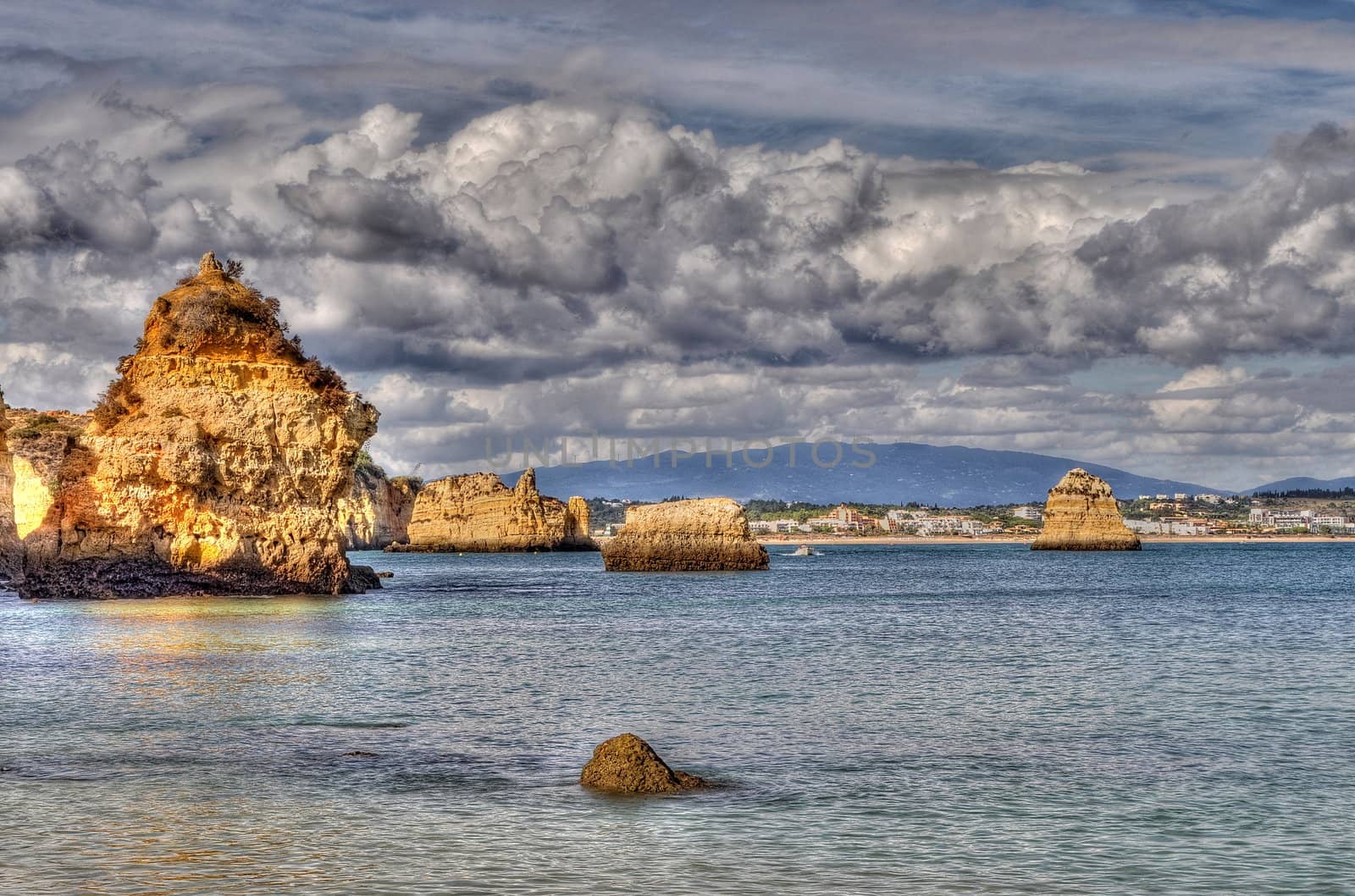 Rocky coast of Portugal in HDR by anderm