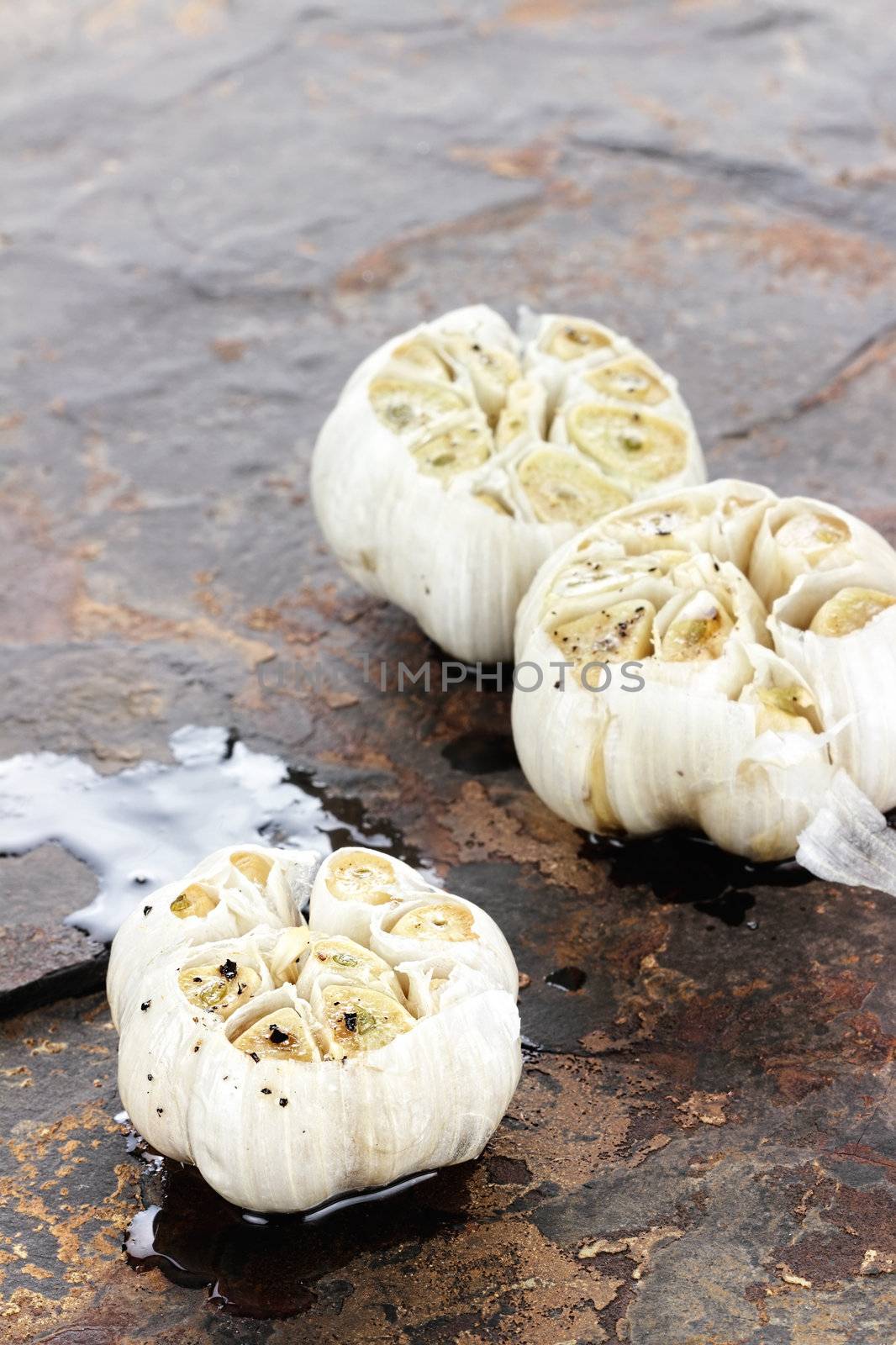 Roasted Garlic Cloves by StephanieFrey