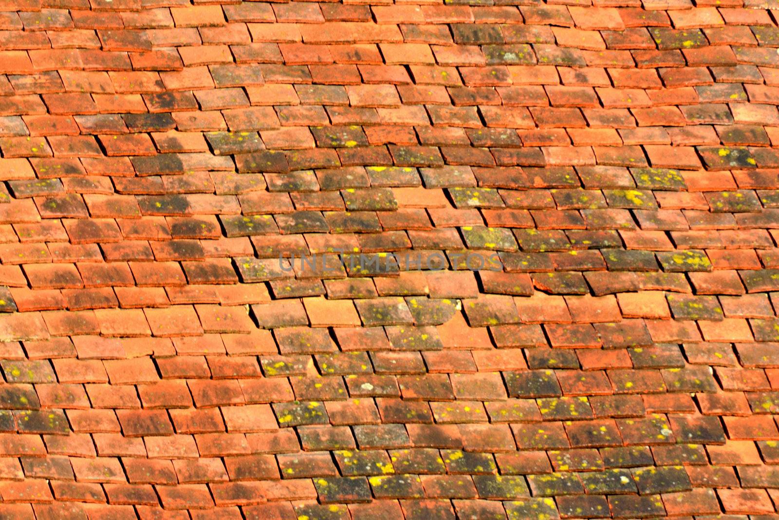 Old roof tile pattern