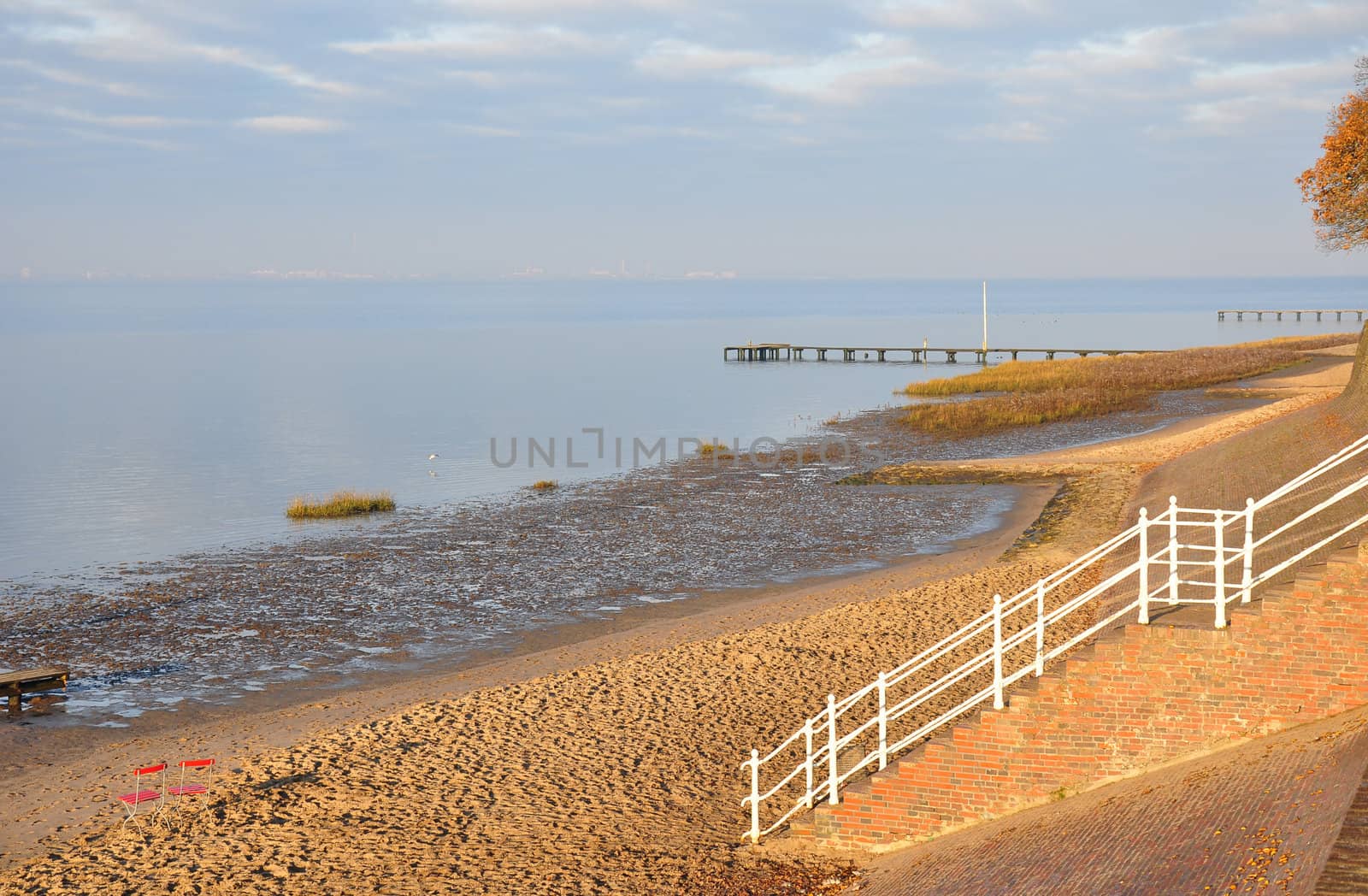 Beach in Dangast, North Sea by rbiedermann