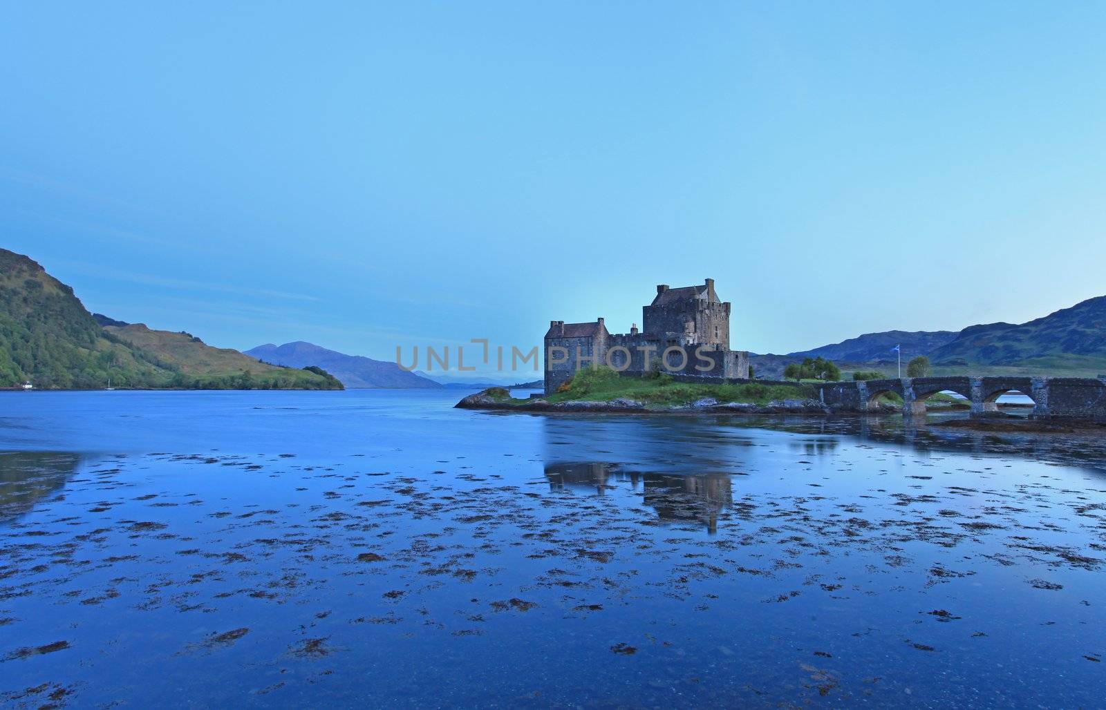 Eilan Donan in the Scottish highlands the setting of the film highlander