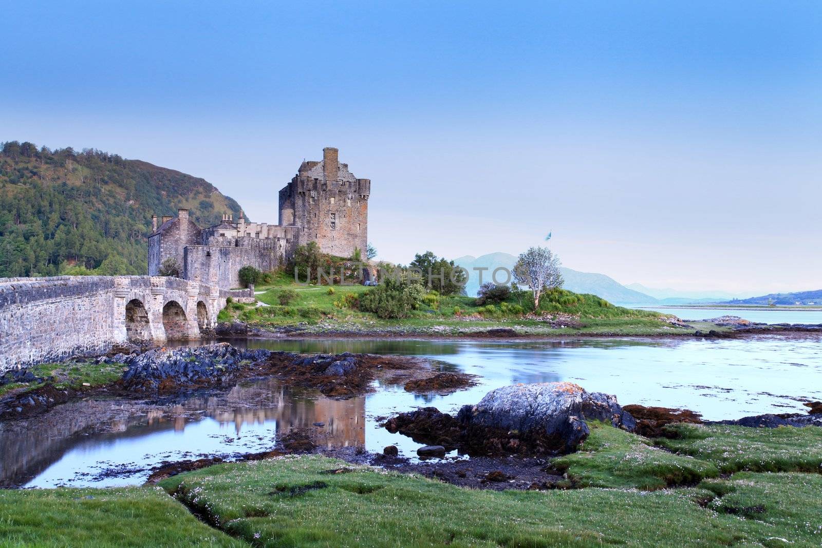 Eilan Donan in the Scottish highlands the setting of the film highlander
