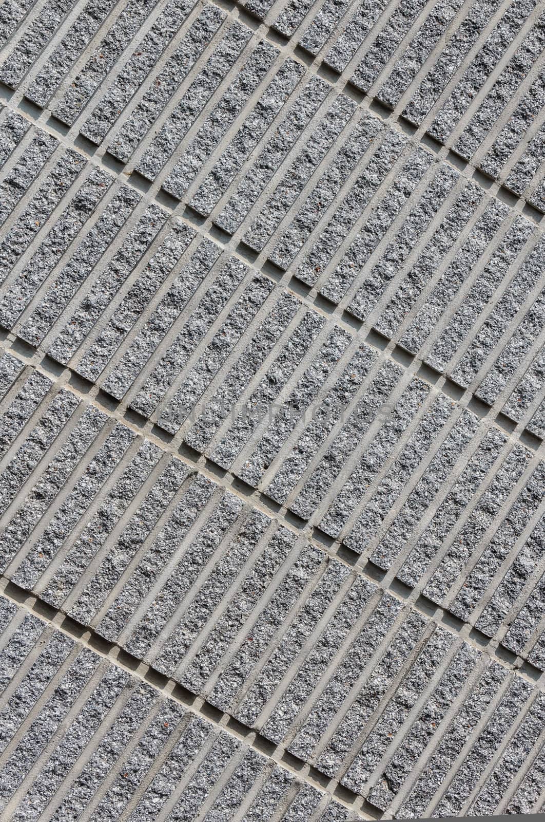 Corrugated concrete background showing Pattern of diagonal lines with shadow