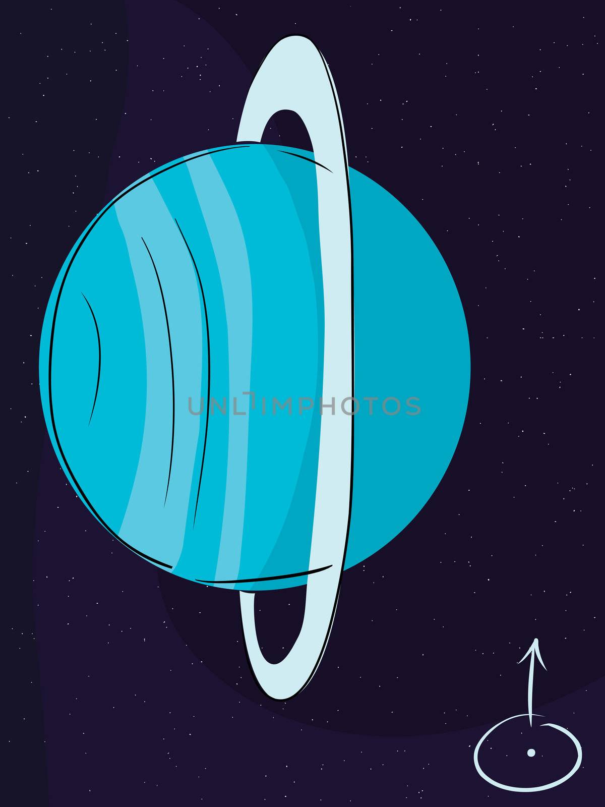 Planet Uranus by TheBlackRhino