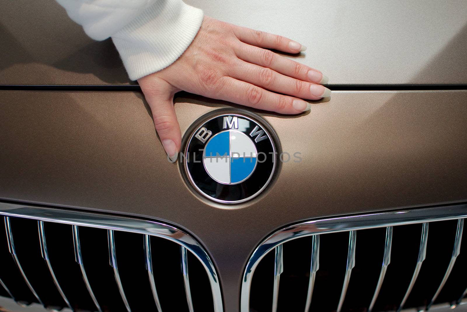 MUNICH - SEPTEMBER 19: New model BMW 640i at BMW Welt Expo center on September 19, 2012 in Munich.