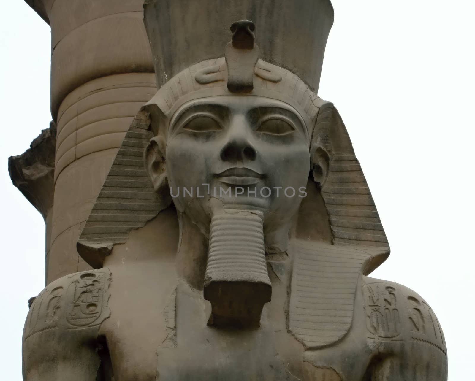 Statue of Ramesse II in Luxor temple