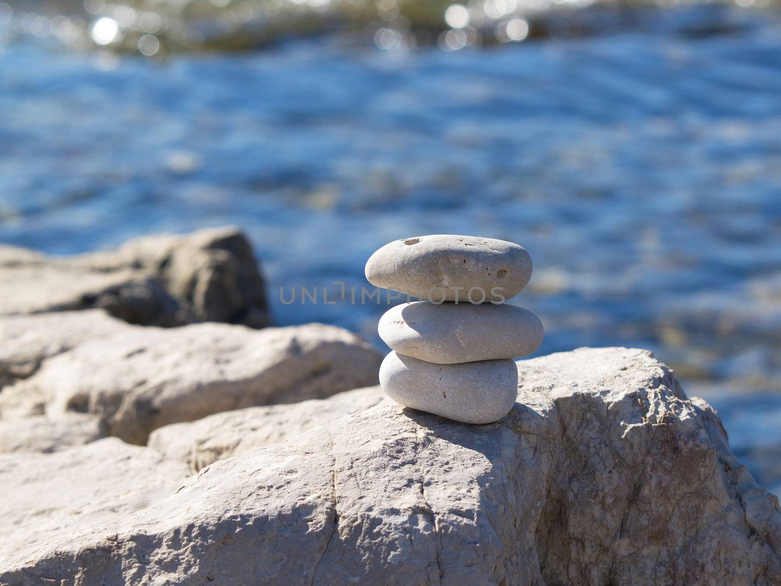 stones and rocks on the beach