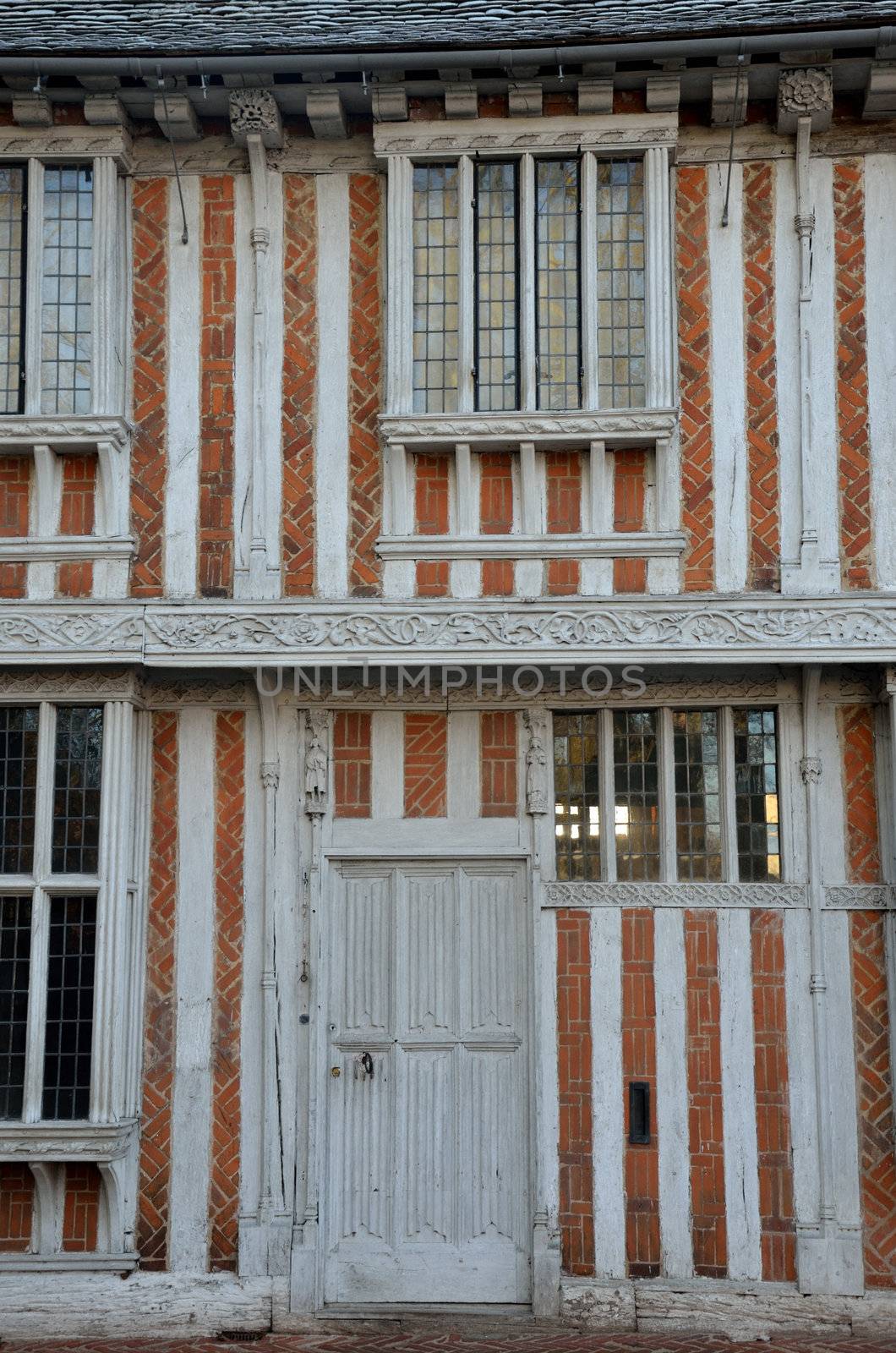 Doorway of timber framed building