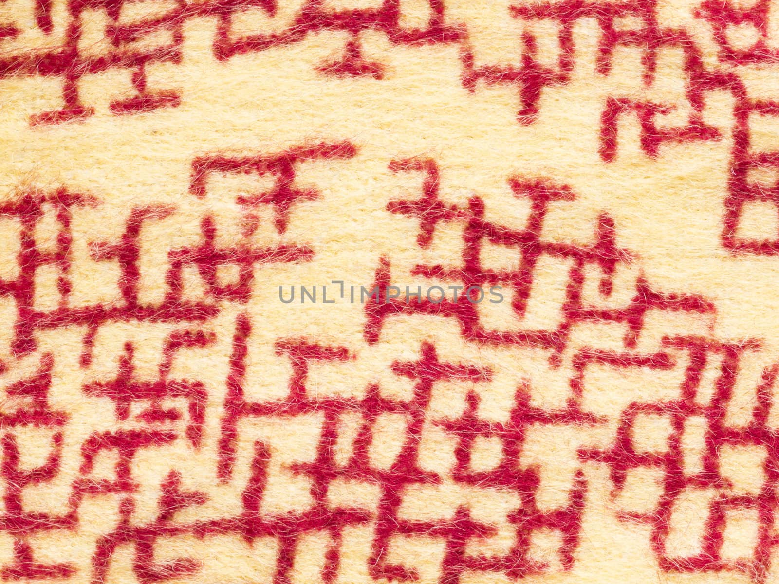 Close up shot of abstract fabric texture
