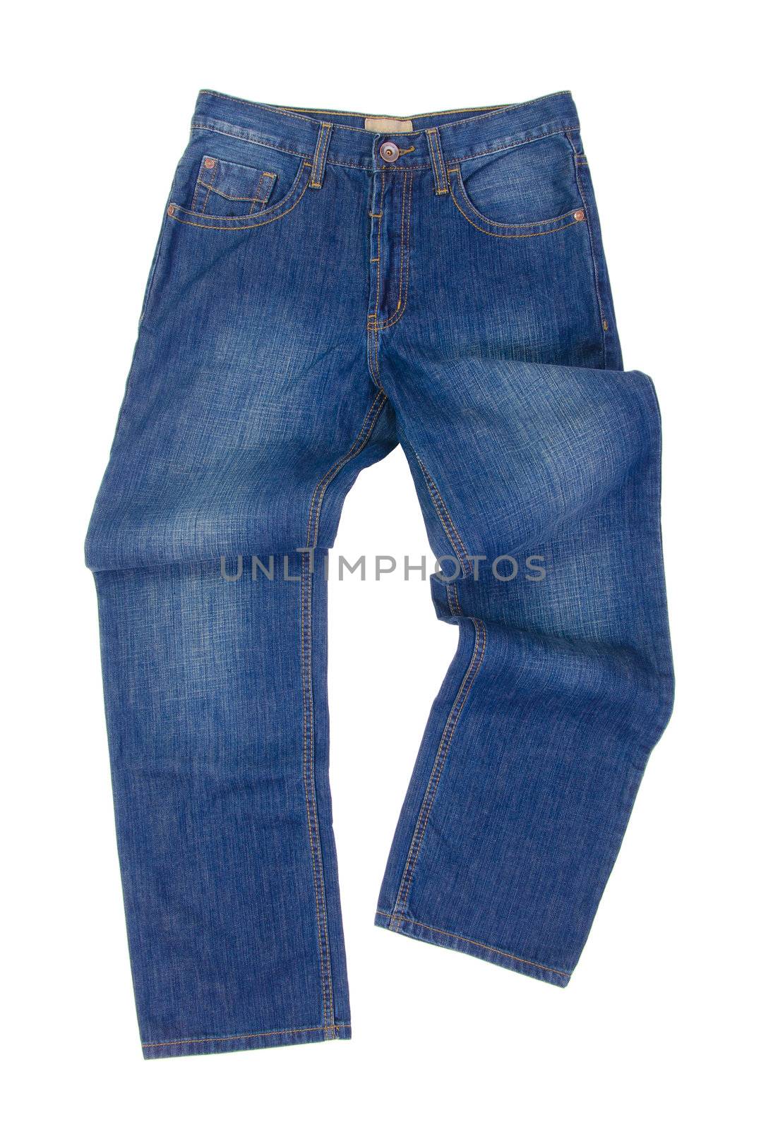 jeans, stylish jeans on the blackground