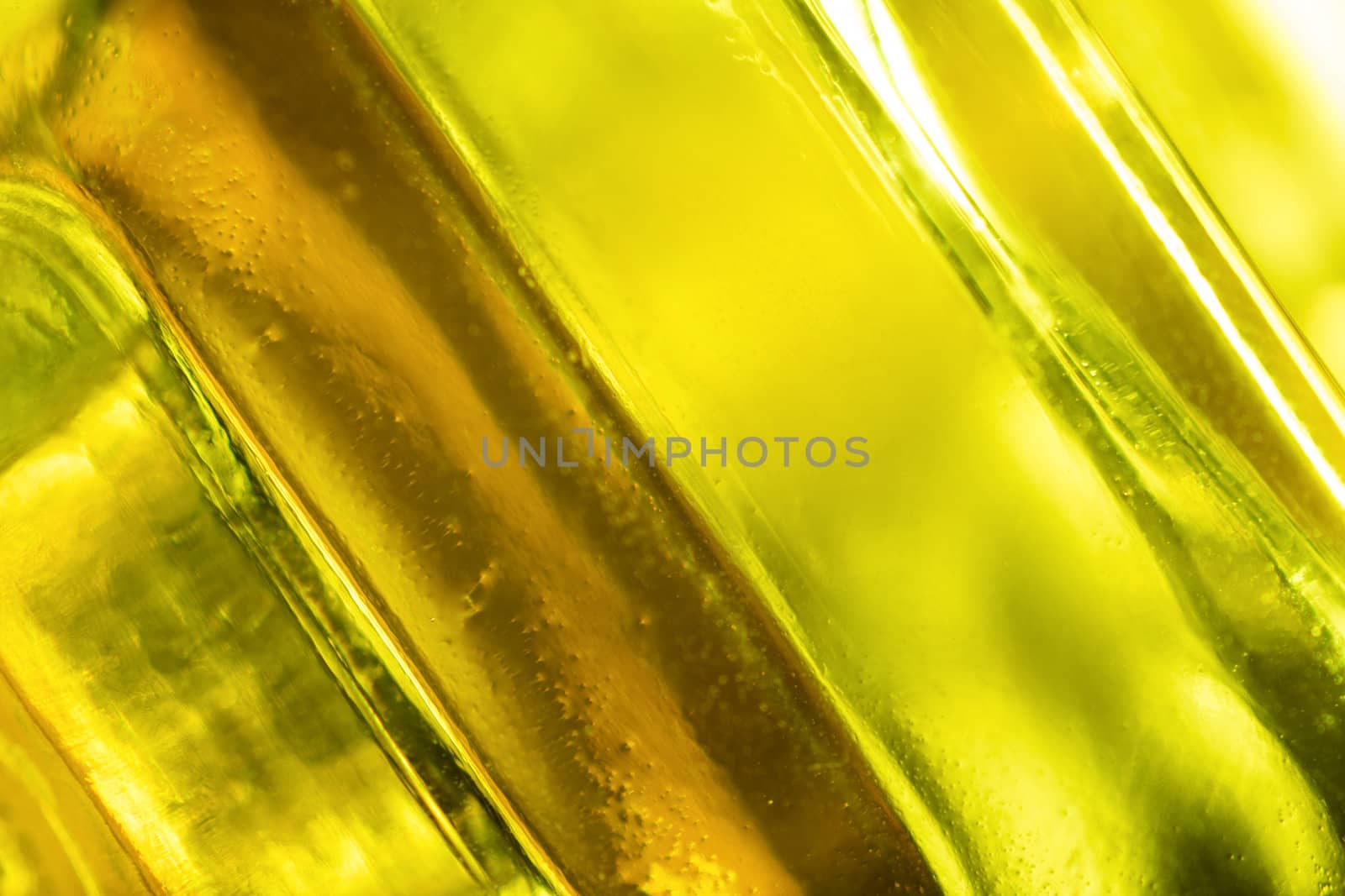 close-up shot of abstract green glass background
