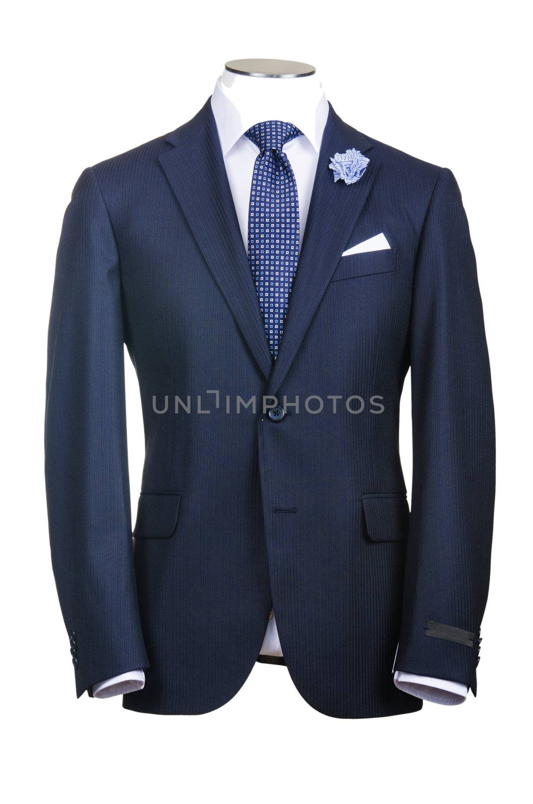 Formal suit in fashion concept