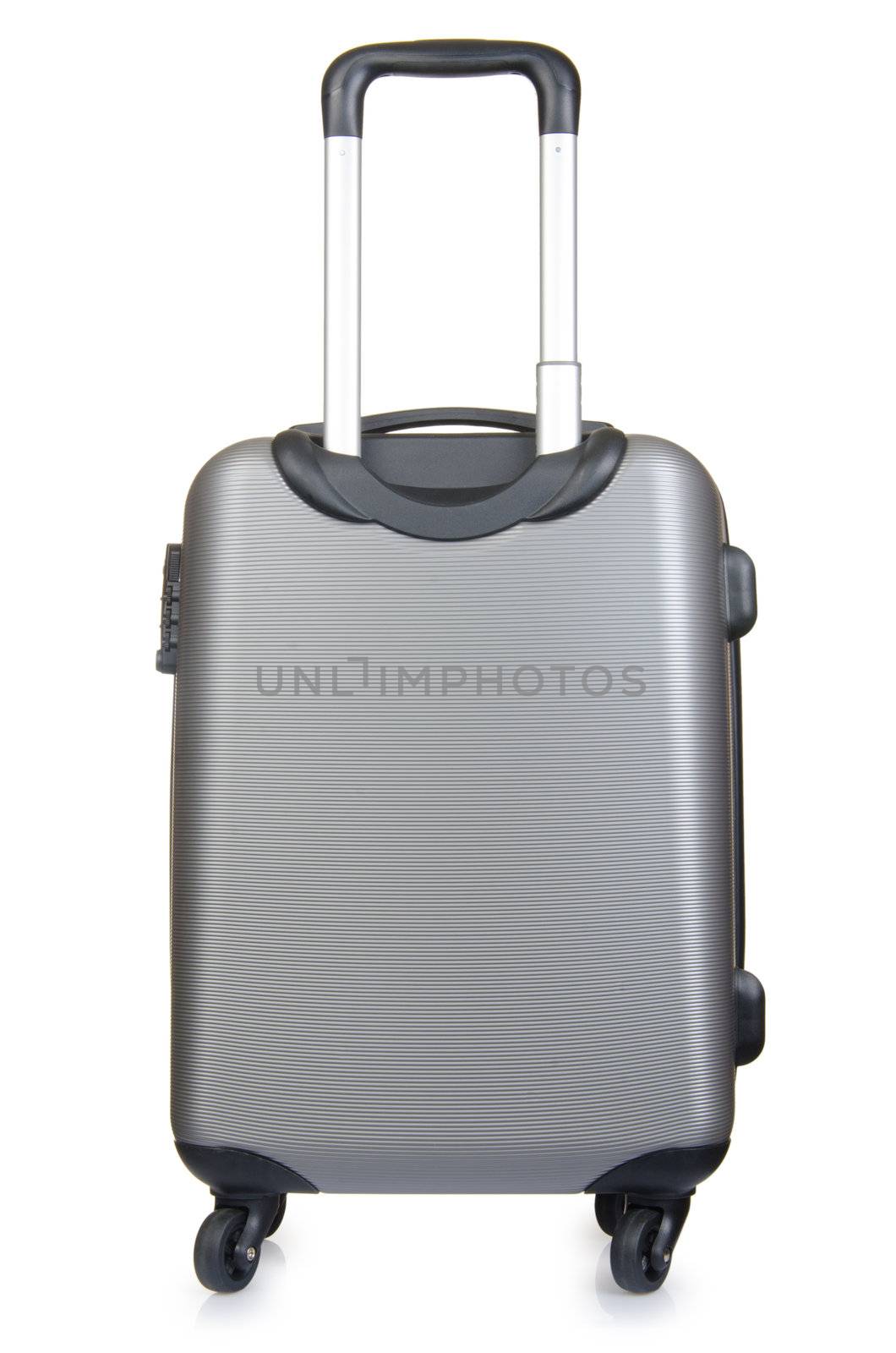 Travel luggage isolated on the white background by Elnur