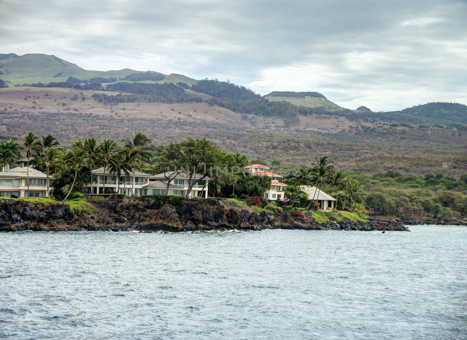 Waterfront home on the coast of Maui, Hawaii