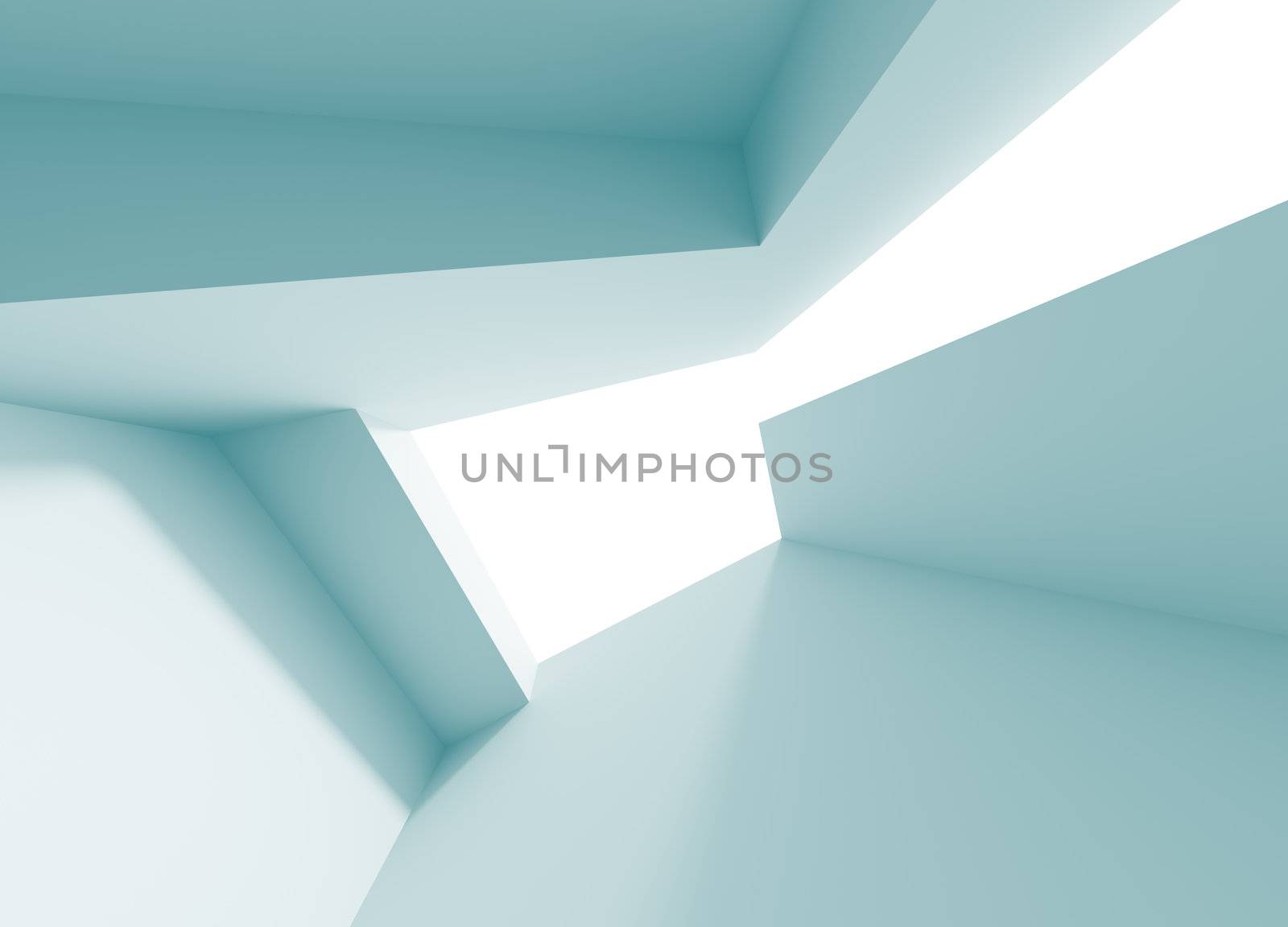 3d Illustration of Abstract Architecture Background