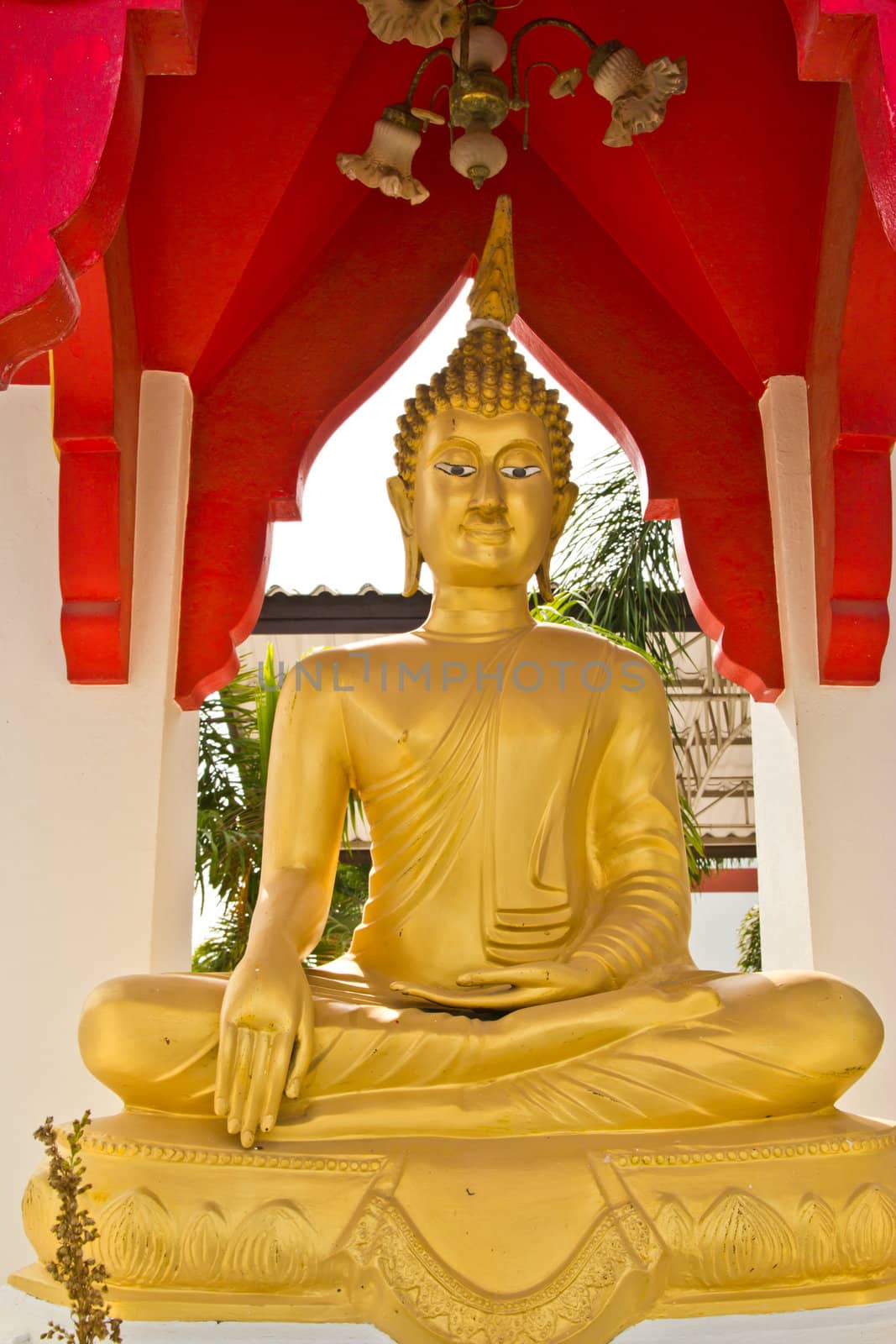 buddha at school by wasan_gredpree