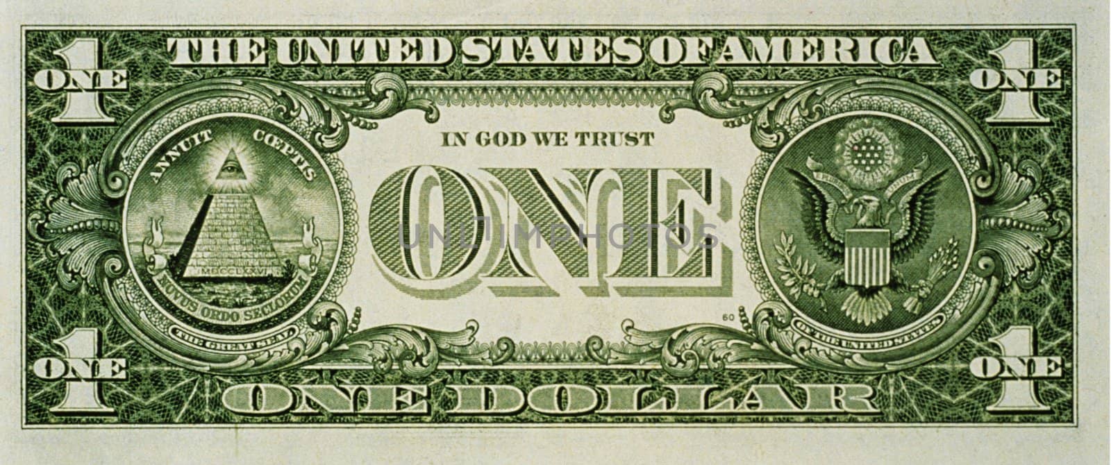 One dollar bill by Baltus