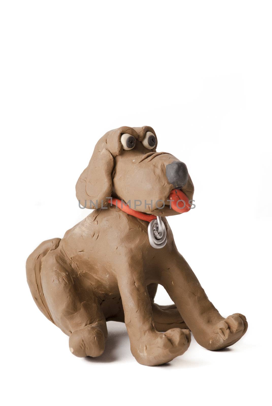 plasticine dog