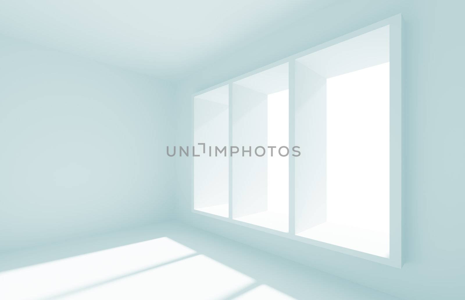 3d Illustration of Abstract Architecture Background