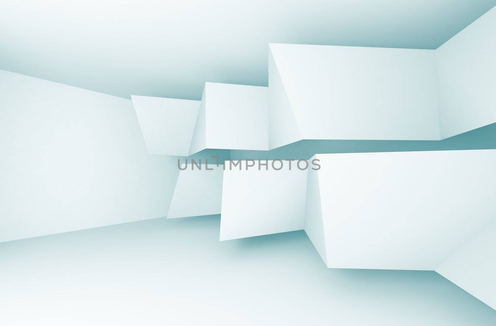 3d Illustration of Abstract Architecture Background