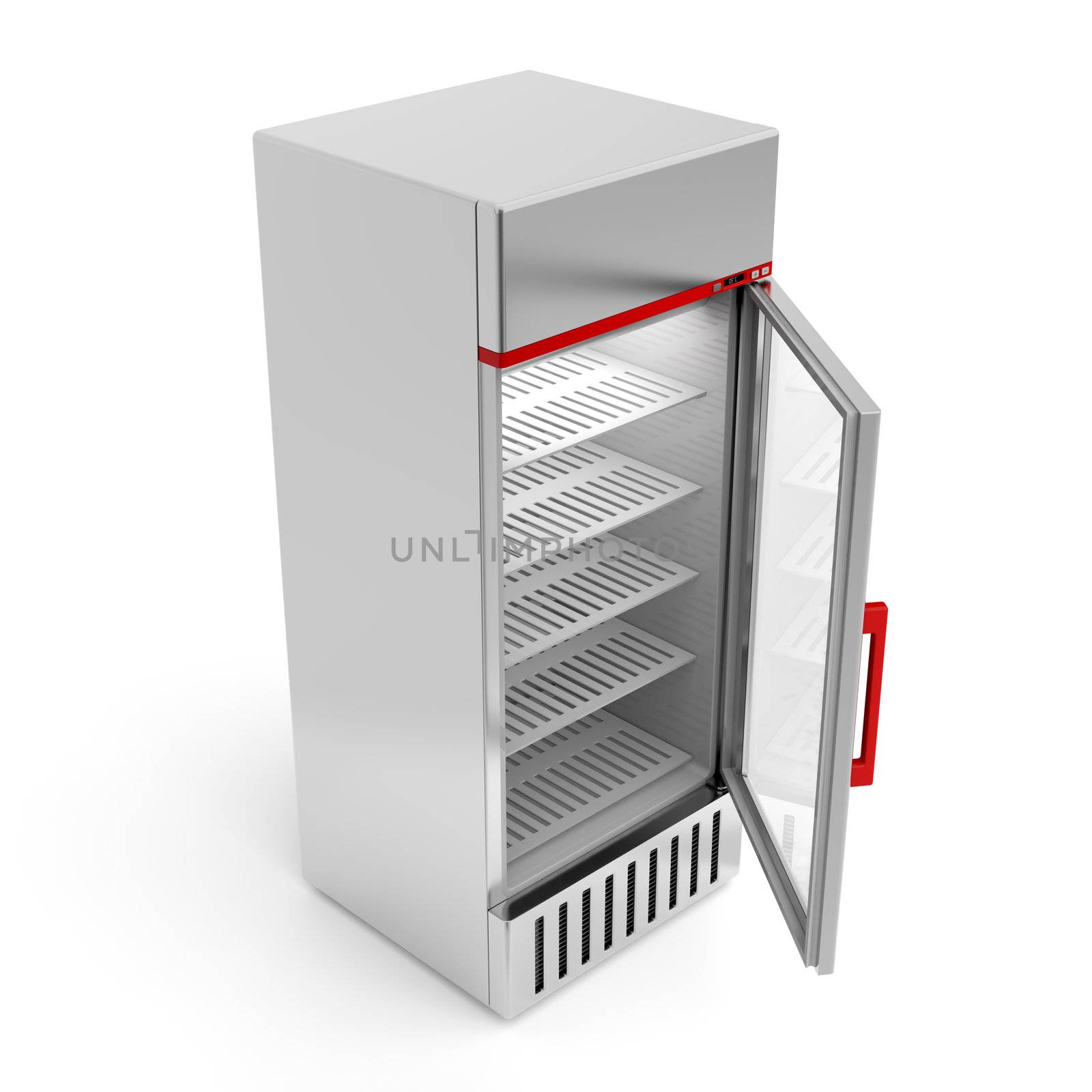 Silver fridge by magraphics