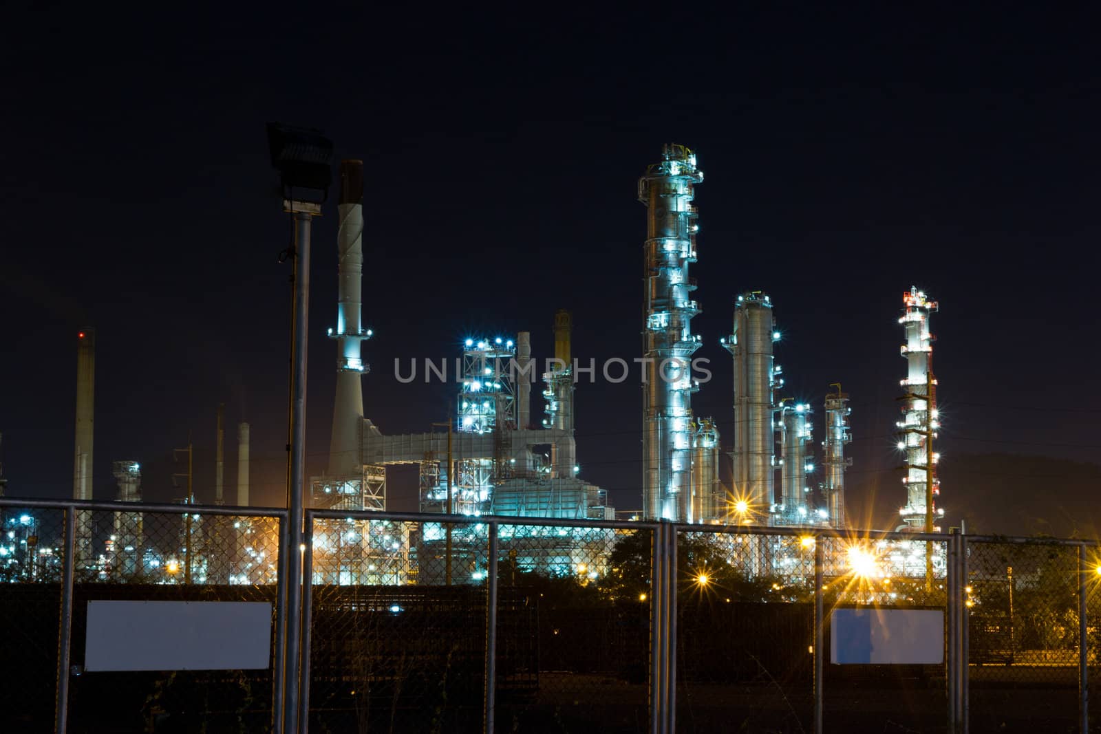 oil Refinery plant with Power generator at chalburi thailand