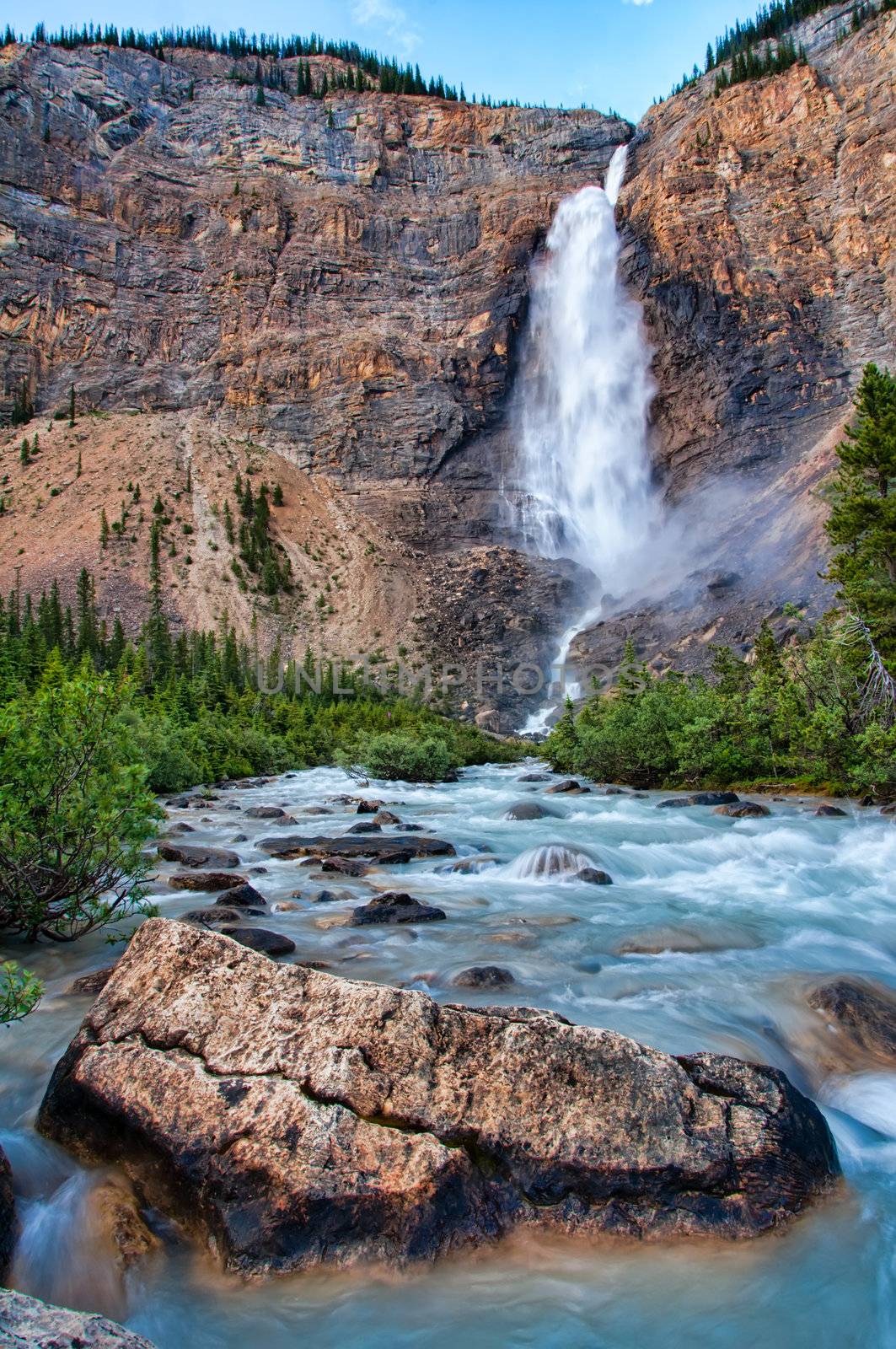 Takakkaw Falls in Yoho Park British Columbia by JamesWheeler