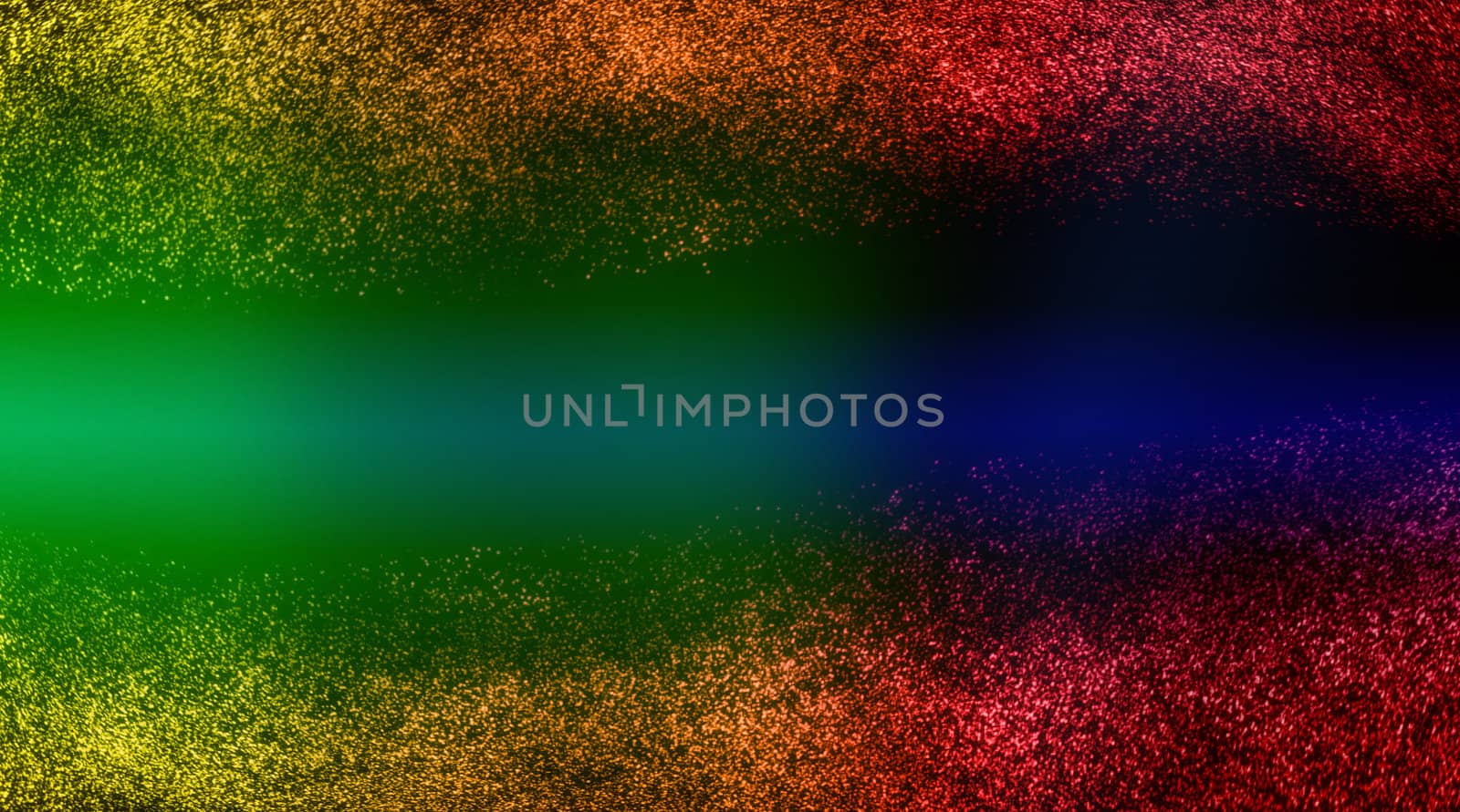 Abstract color space star with dark background 