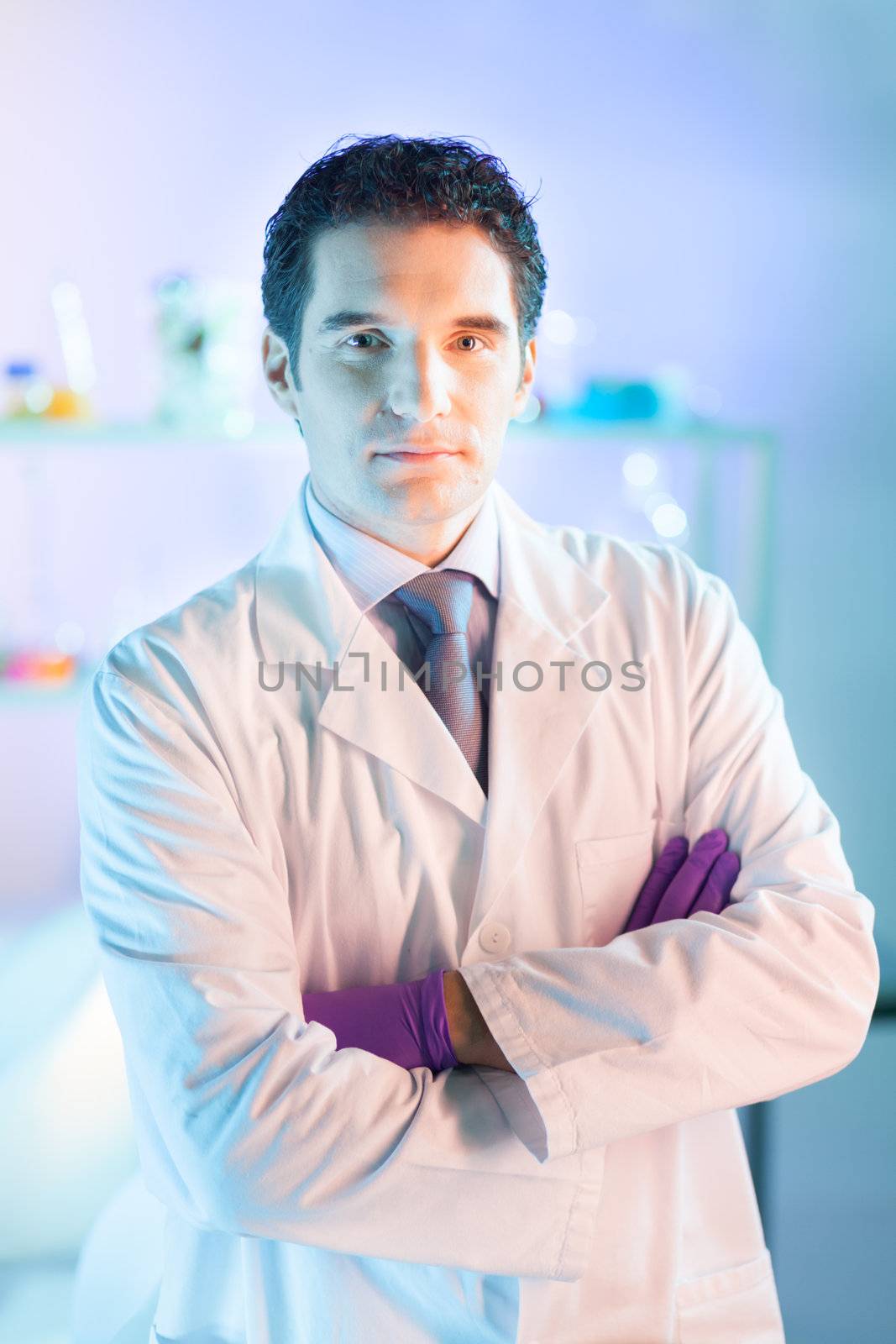Portrait of a confident male health care professional in his working environment.