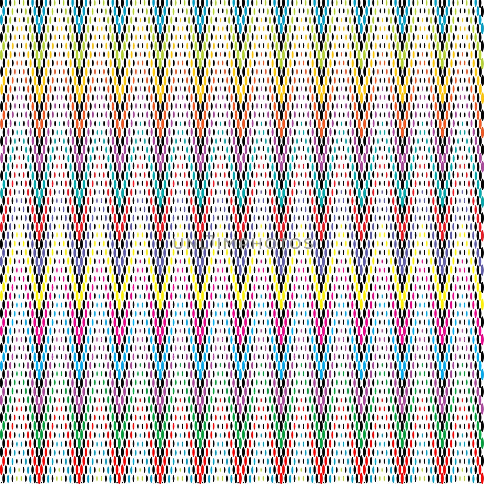 Doted colored seamless background