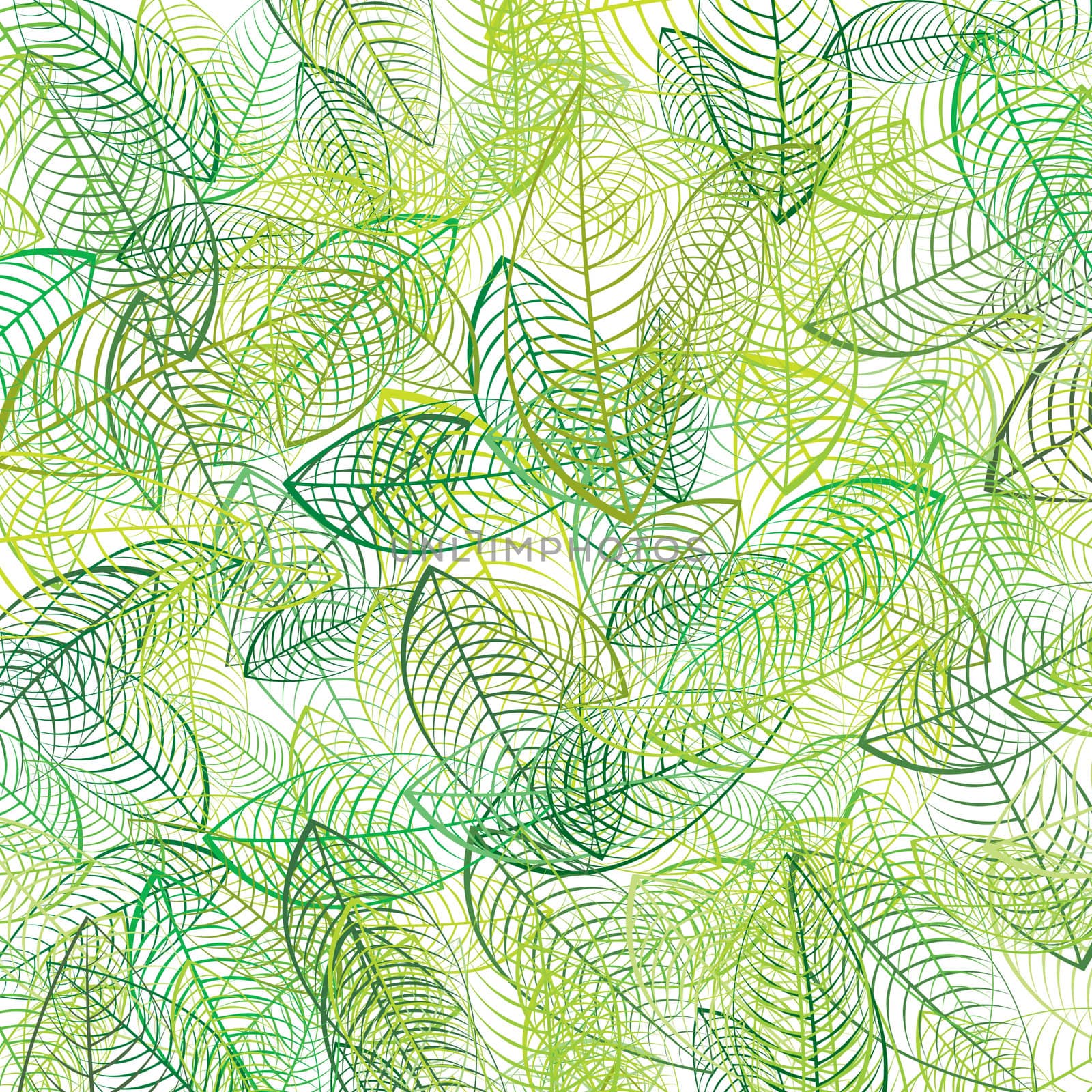 Green leaves background