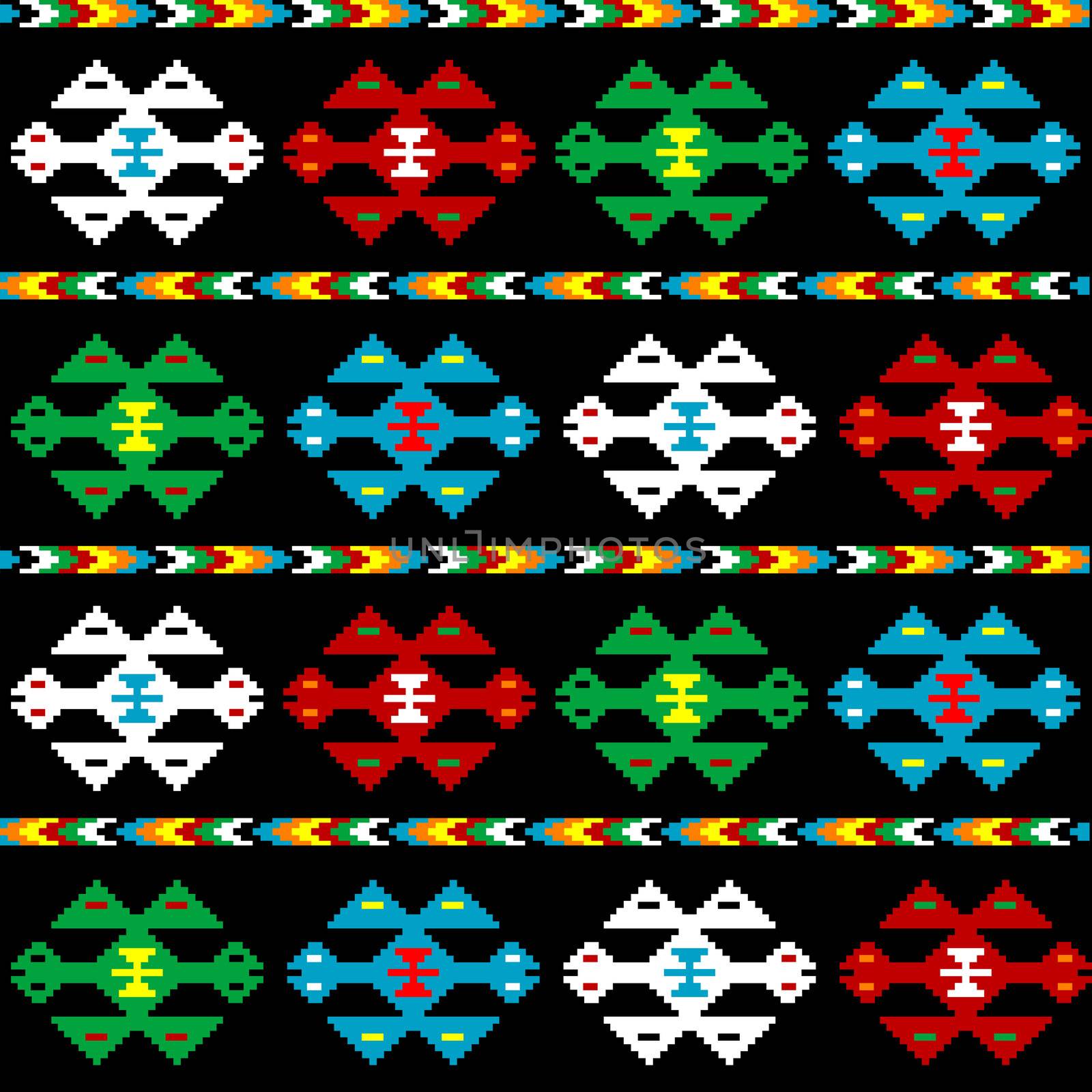 Background with ethnic texture